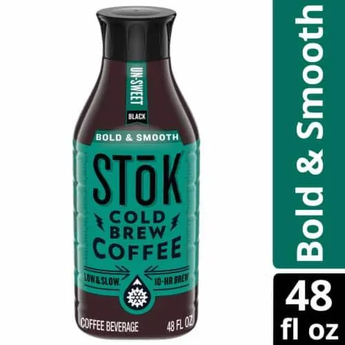 Stok® Unsweet Cold Brew Slow Roast Black Iced Coffee Carton