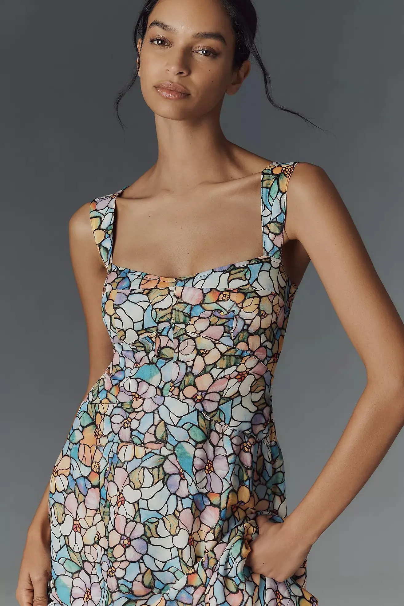 The Jocelyn Sleeveless Slip Midi Dress by Maeve