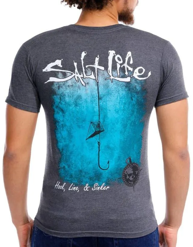 Salt Life Mens Hookline Graphic Fishing Tee