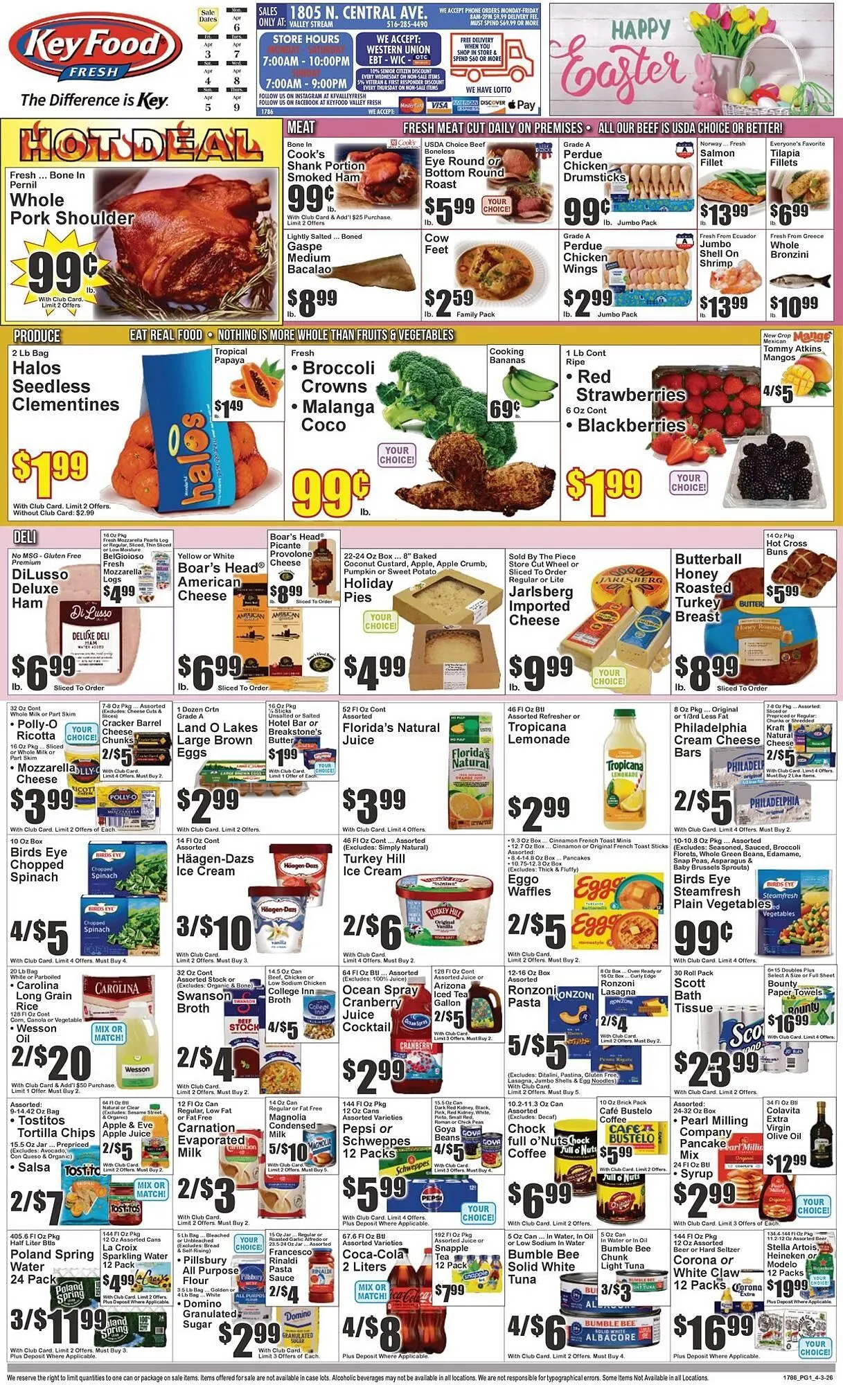 Weekly ad Key Food circular from April 3 to April 9 2026 - Page 1