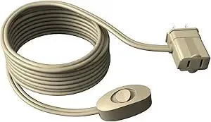 Stanley 31324 CordMax Switch Polarized Extension Cord with Handy On/Off Switch, 10-Feet, Beige