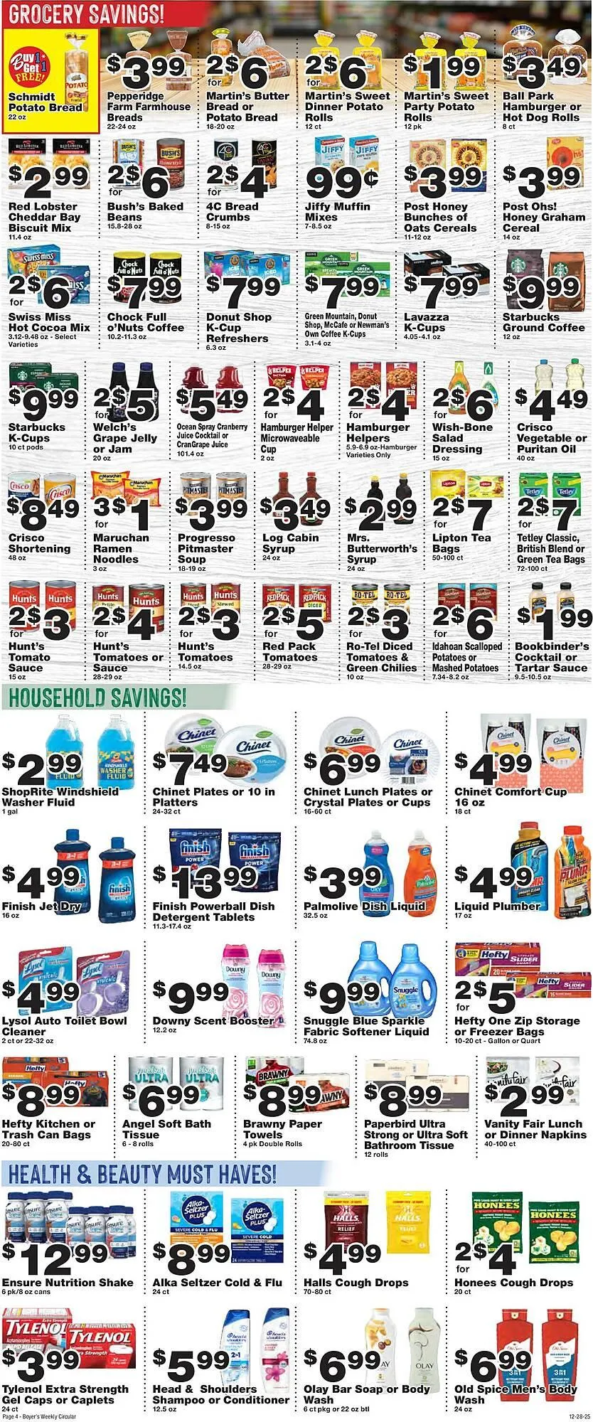 Weekly ad Boyer's Food Markets weekly ad from December 28 to January 3 2026 - Page 4
