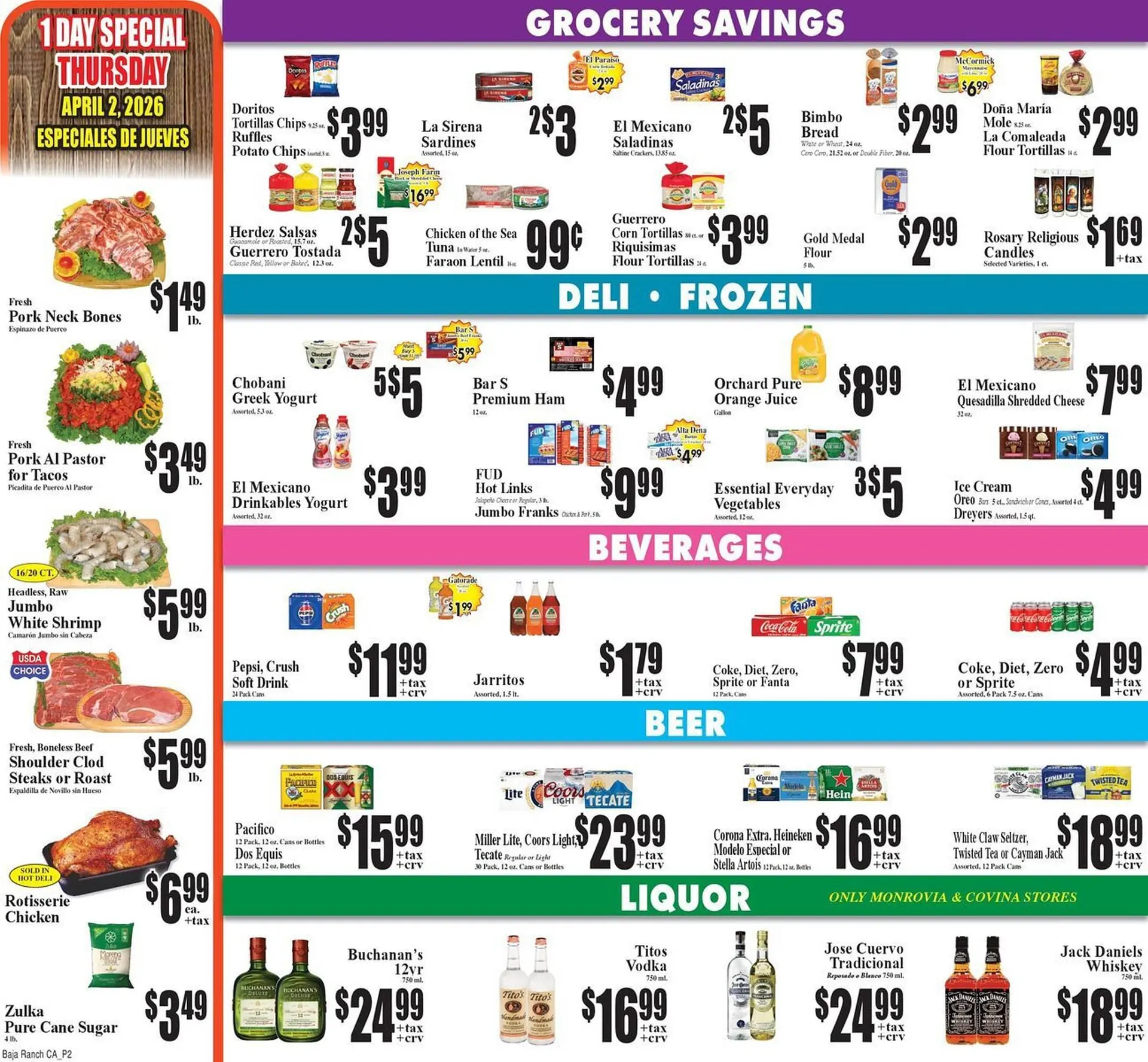 Weekly ad Baja Ranch weekly ad from April 1 to April 7 2026 - Page 2