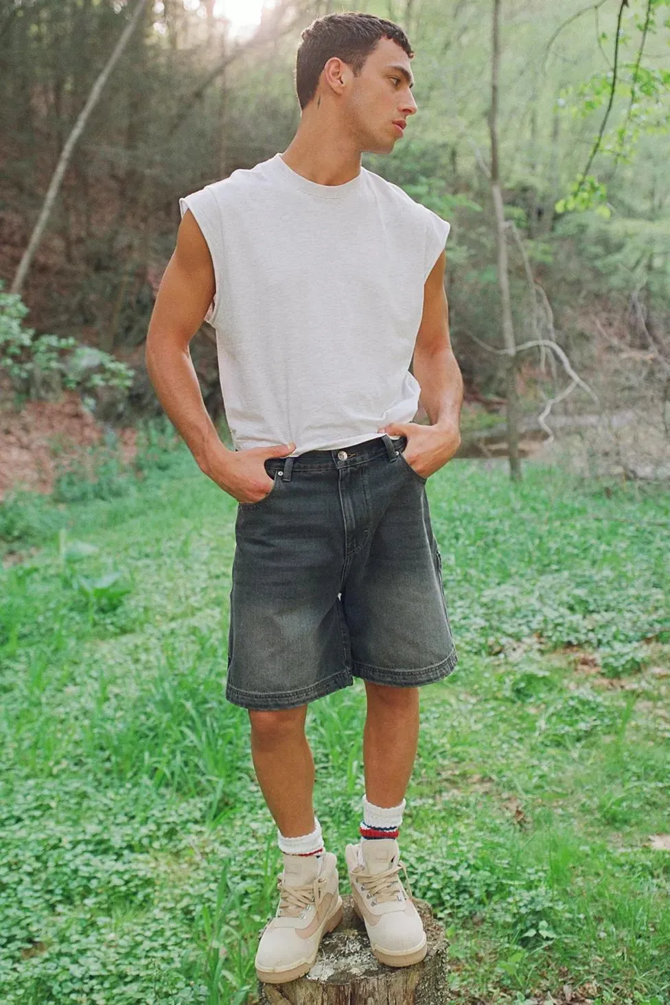 BDG Grayson Solid Muscle Tank