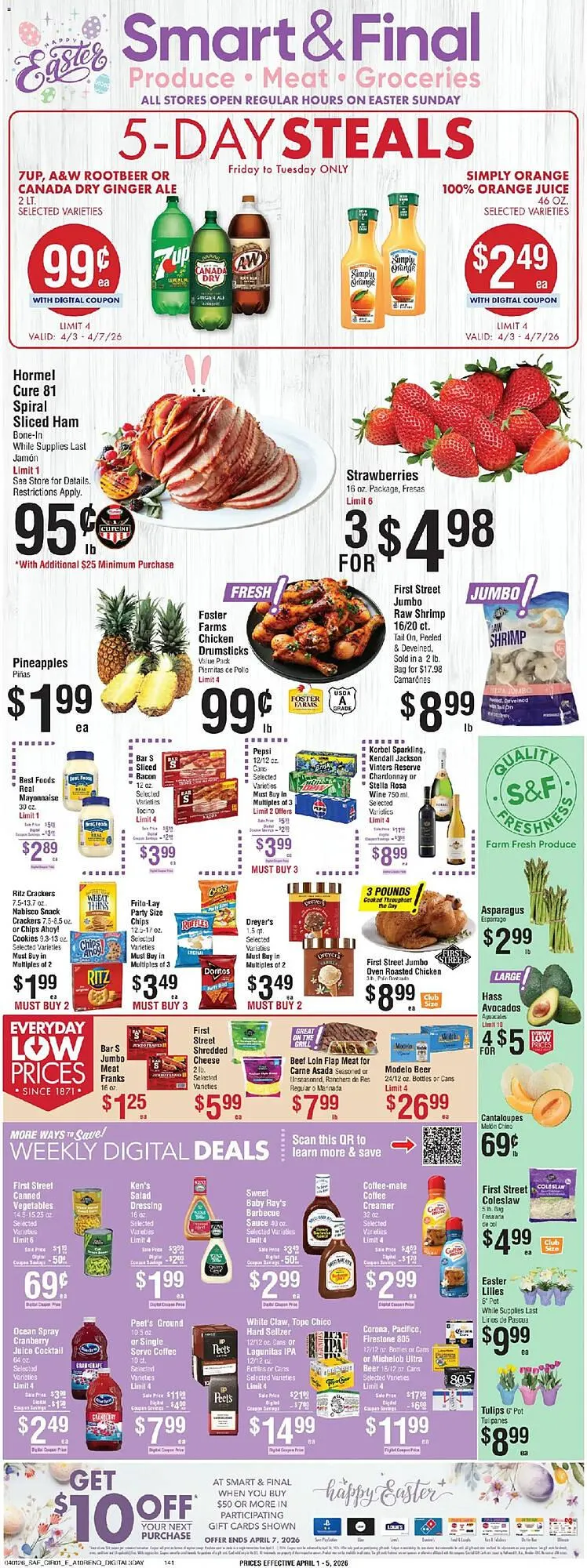 Weekly ad Smart & Final weekly ad from April 1 to April 5 2026 - Page 1