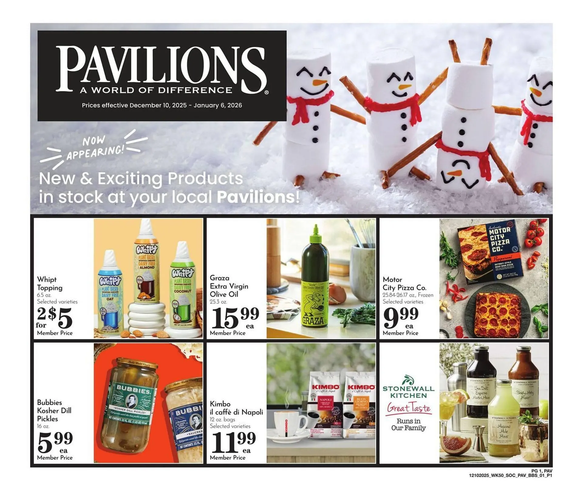 Weekly ad Pavilions weekly ad from December 10 to January 6 2026 - Page 1