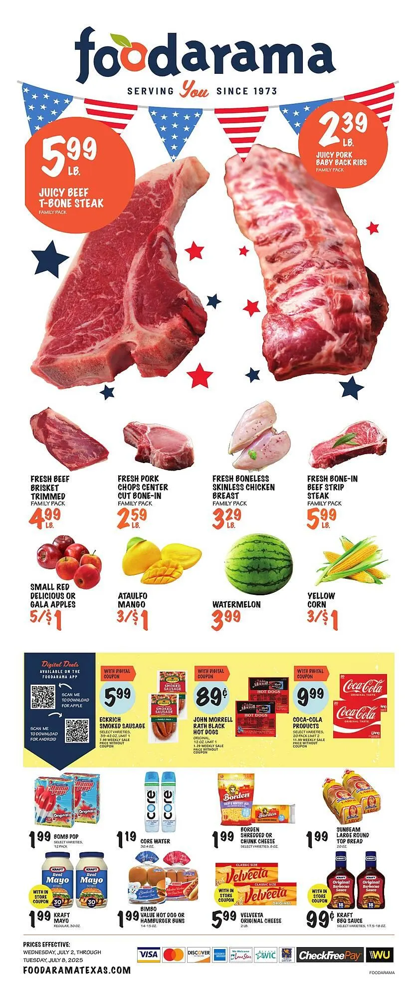 Weekly ad Foodarama Weekly Ad from July 2 to July 8 2025 - Page 1