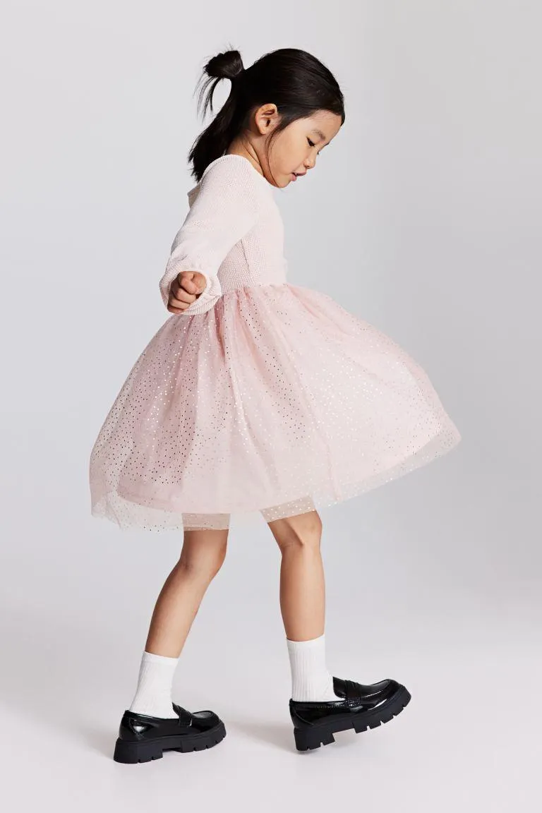 Tulle-skirt dress