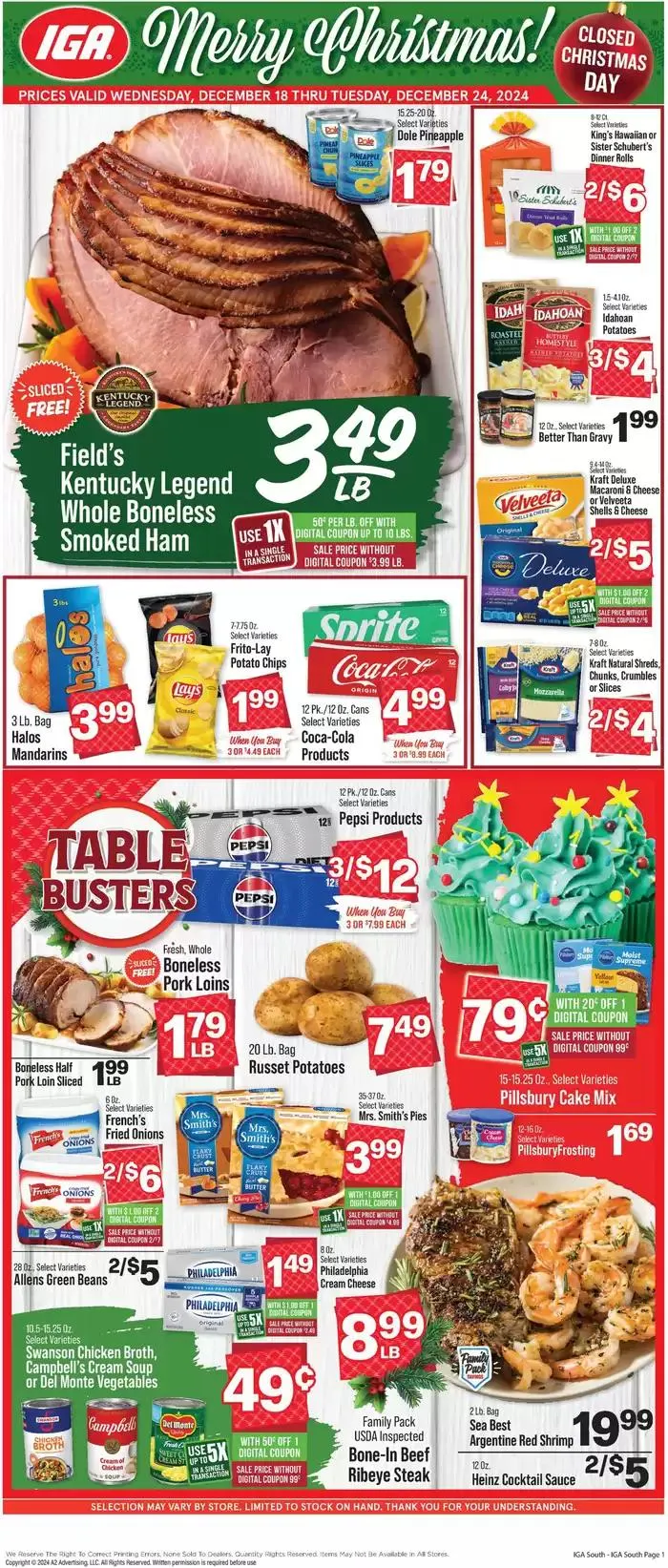 Weekly ad Great discounts on selected products from December 18 to December 24 2024 - Page 1