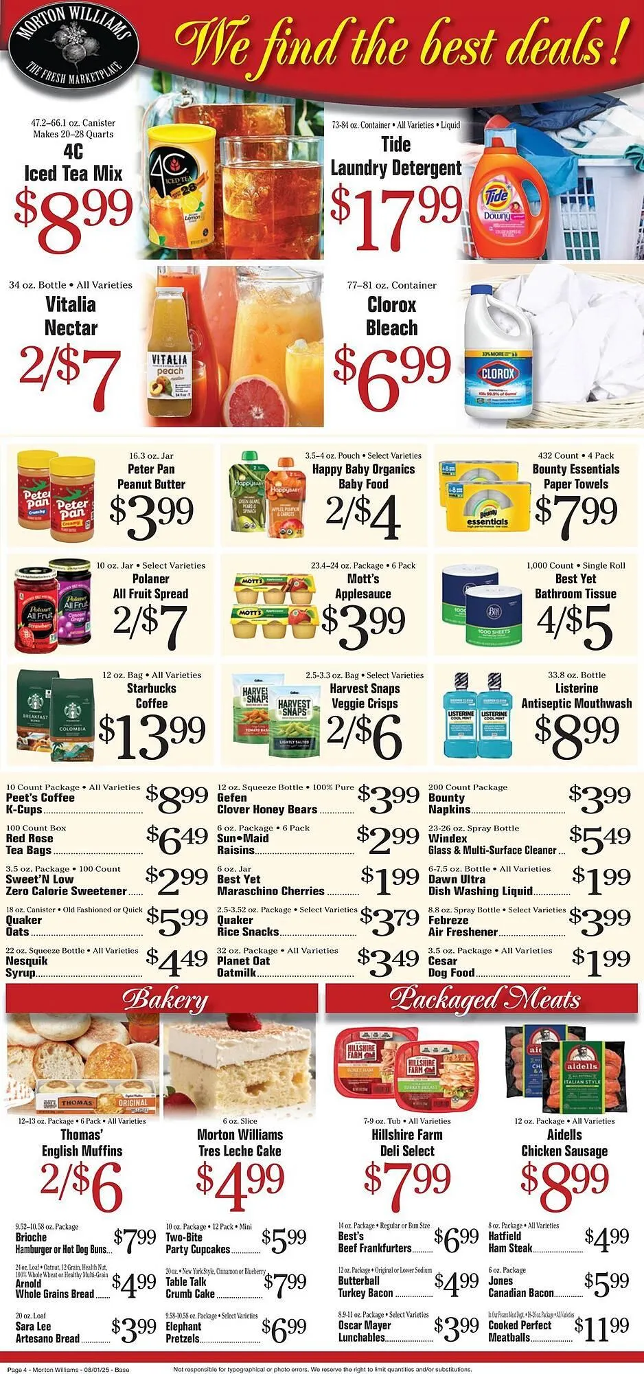 Weekly ad Morton Williams Weekly Ad from August 1 to August 7 2025 - Page 4