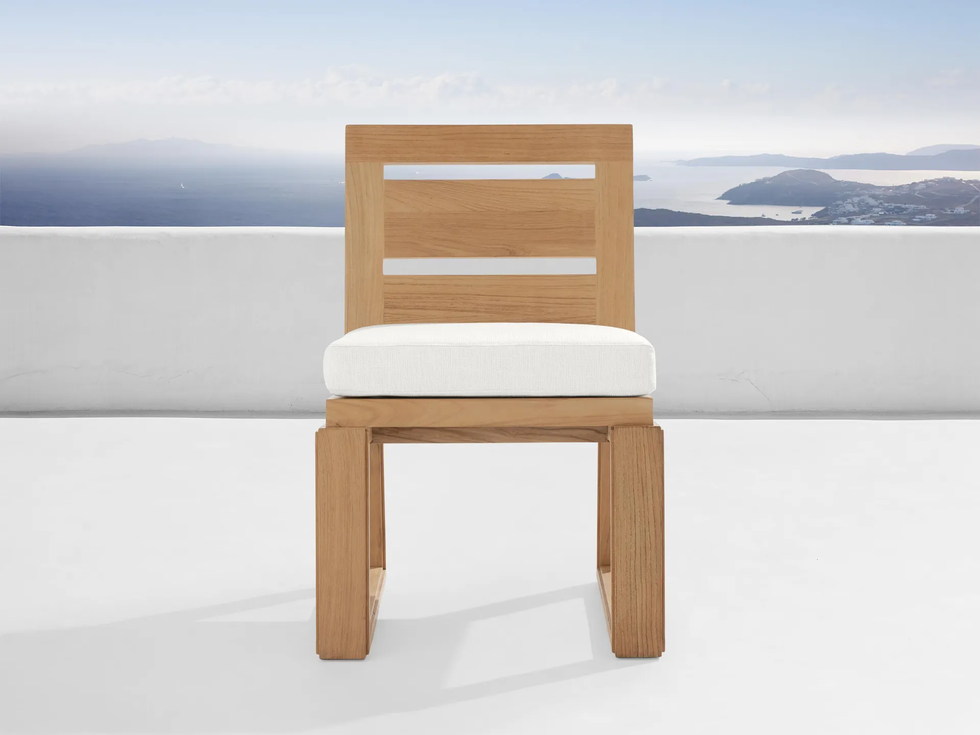 Canyon Outdoor Teak Dining Side Chair