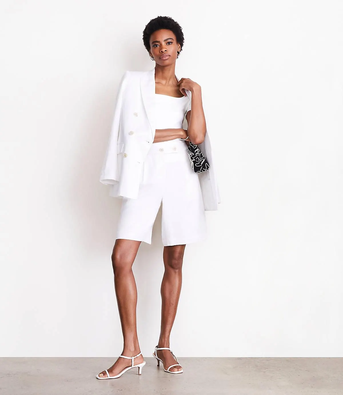 LOFT Versa Pure Spun Bermuda Shorts