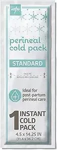 Medline Perineal Cold Packs for Postpartum Care (24 Count) Each Absorbent Pad is 4.5" x 14.25" Perfect for your After Delivery Postpartum Essentials Kit