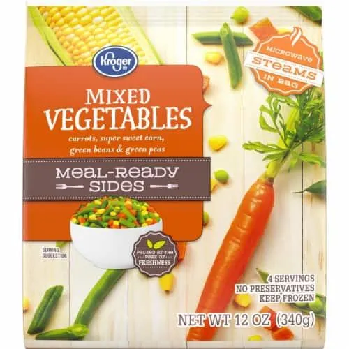 Kroger® Meal-Ready Sides Frozen Mixed Vegetables