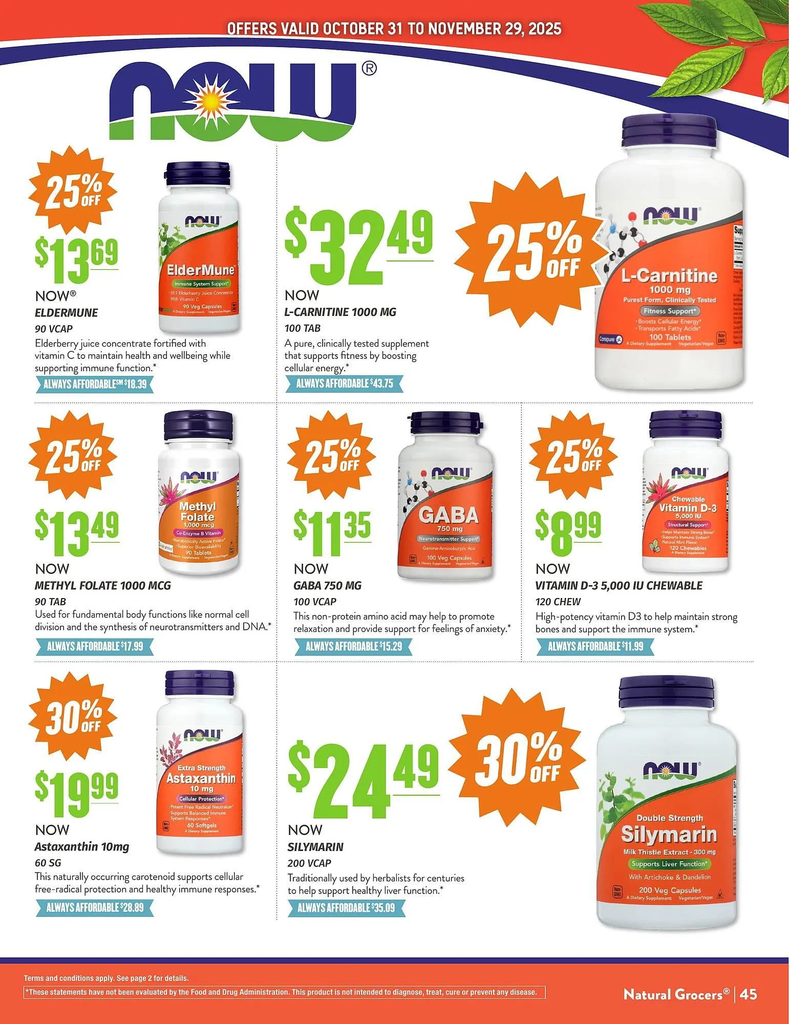 Weekly ad Natural Grocers weekly ad from November 6 to November 29 2025 - Page 45