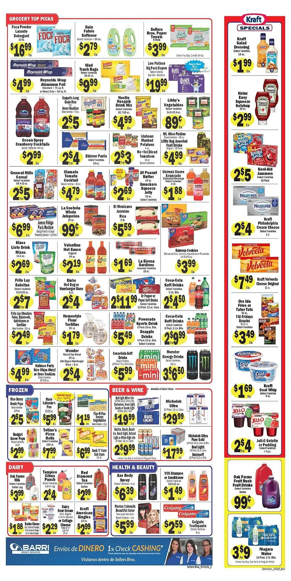 Weekly ad Sellers Bros Weekly Ad from July 2 to July 8 2025 - Page 2