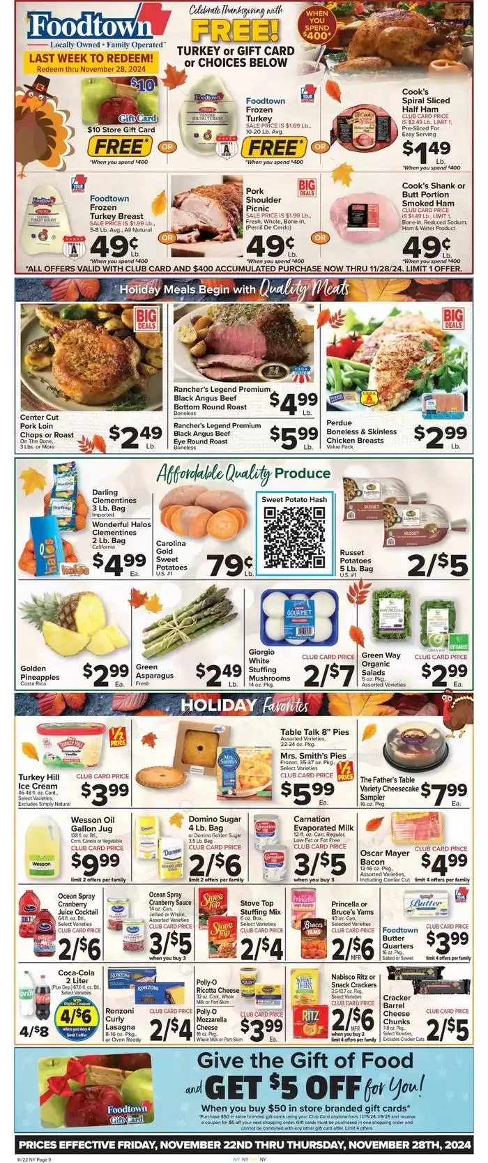 Weekly ad Special offers for you from November 22 to November 28 2024 - Page 1