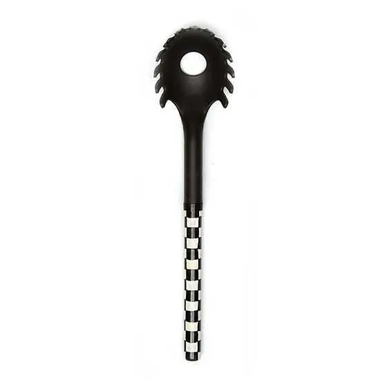 Courtly Check Pasta Spoon - Black