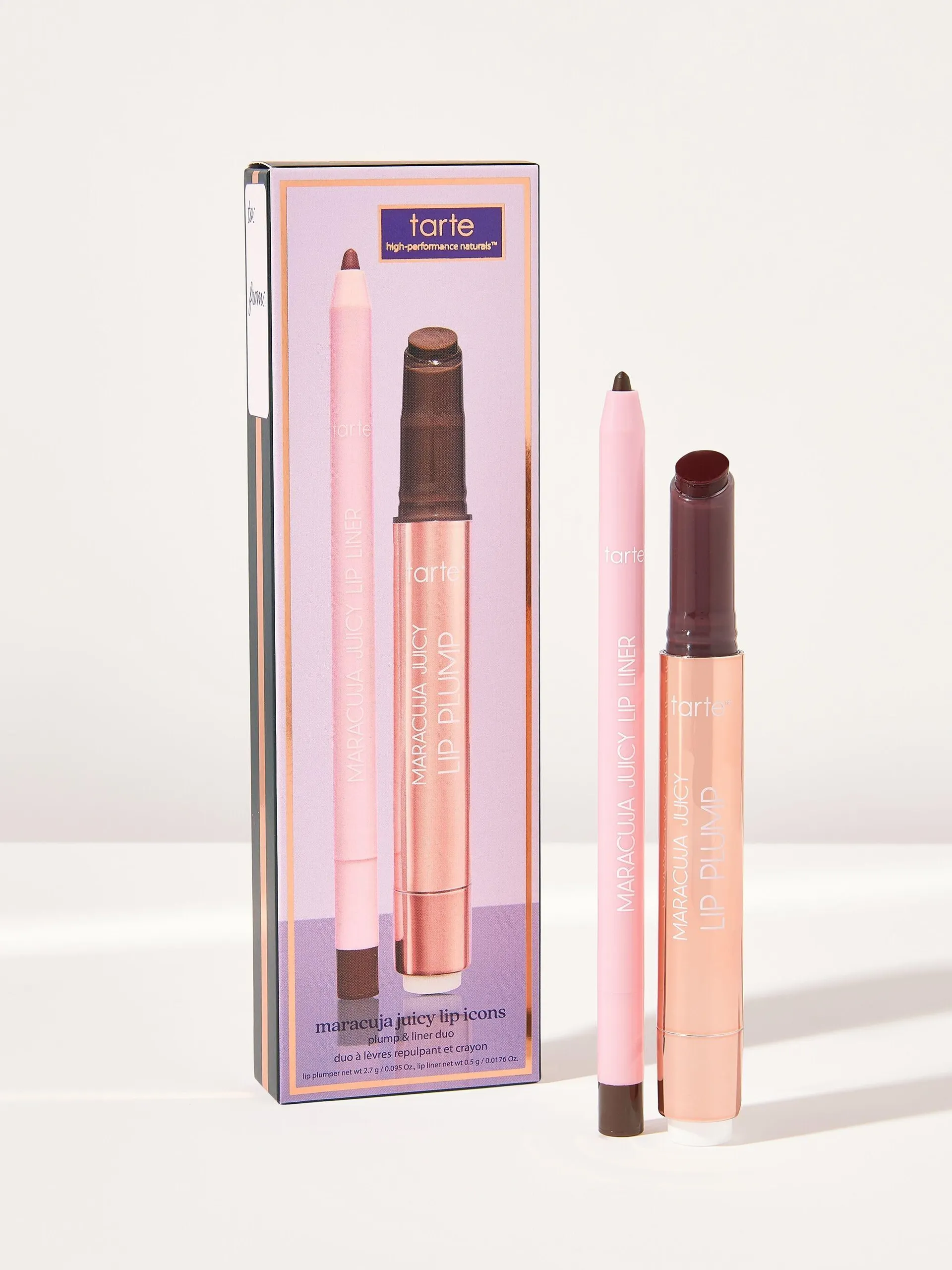 maracuja juicy lip icons plump & liner duo