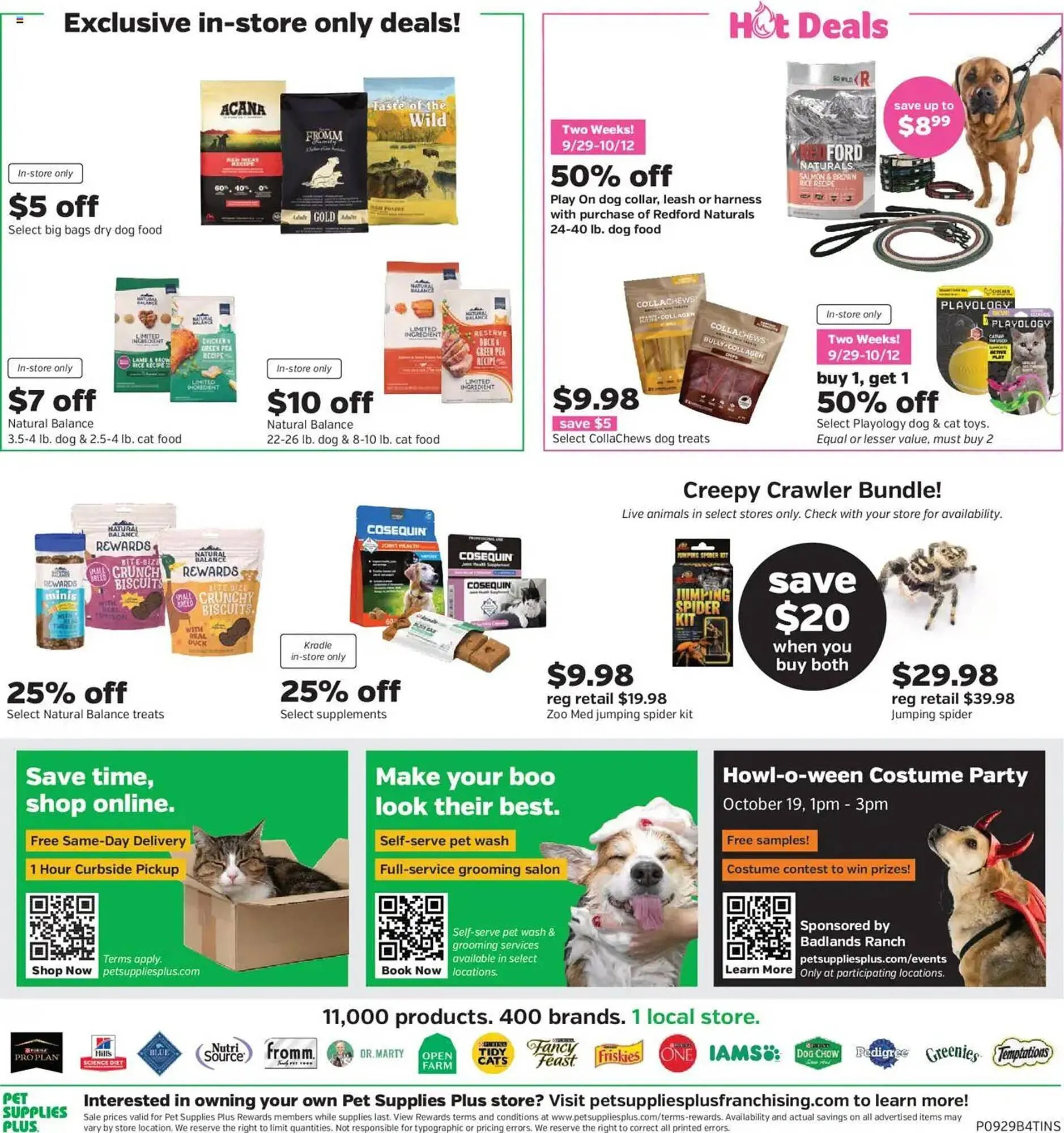 Weekly ad Pet Supplies Plus flyer from September 29 to October 29 2025 - Page 4