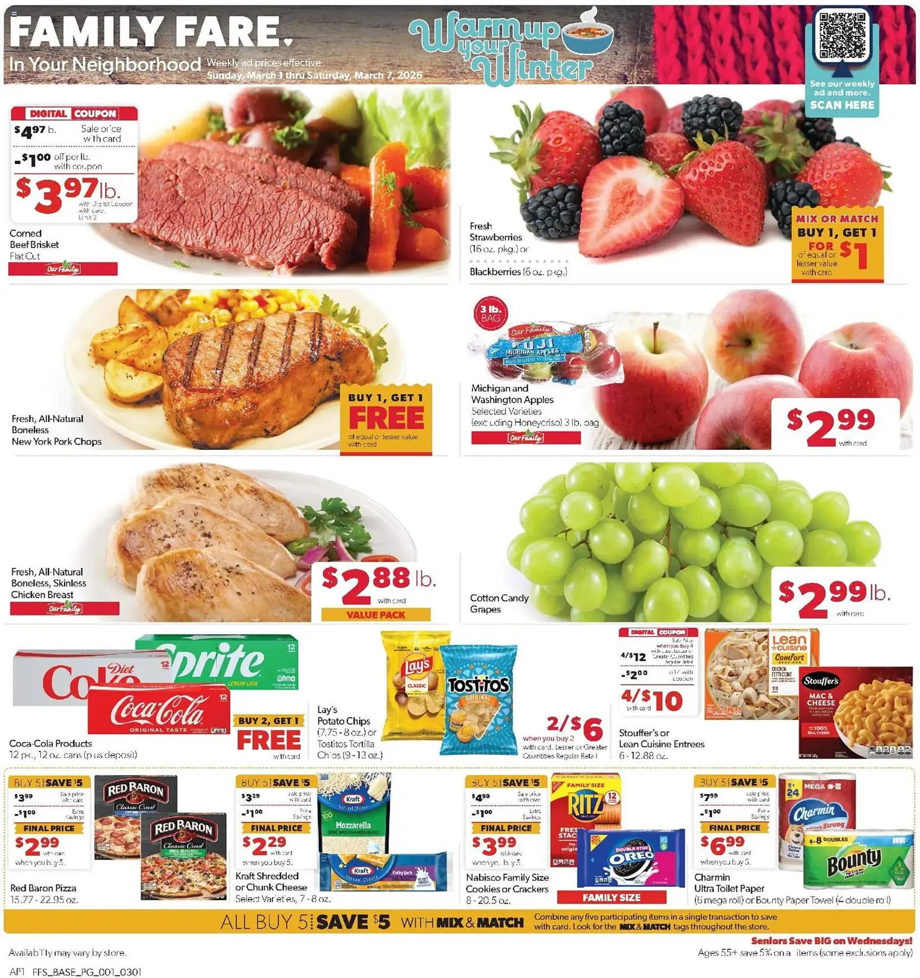 Weekly ad Family Fare weekly ad from March 1 to March 8 2026 - Page 1