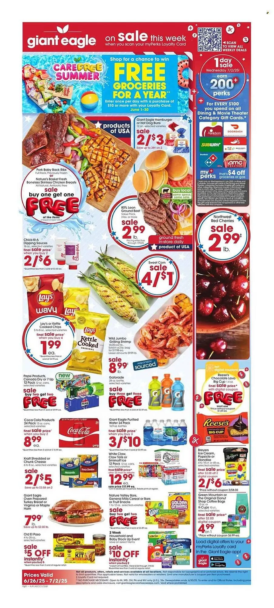 Giant Eagle Weekly Ad - 1