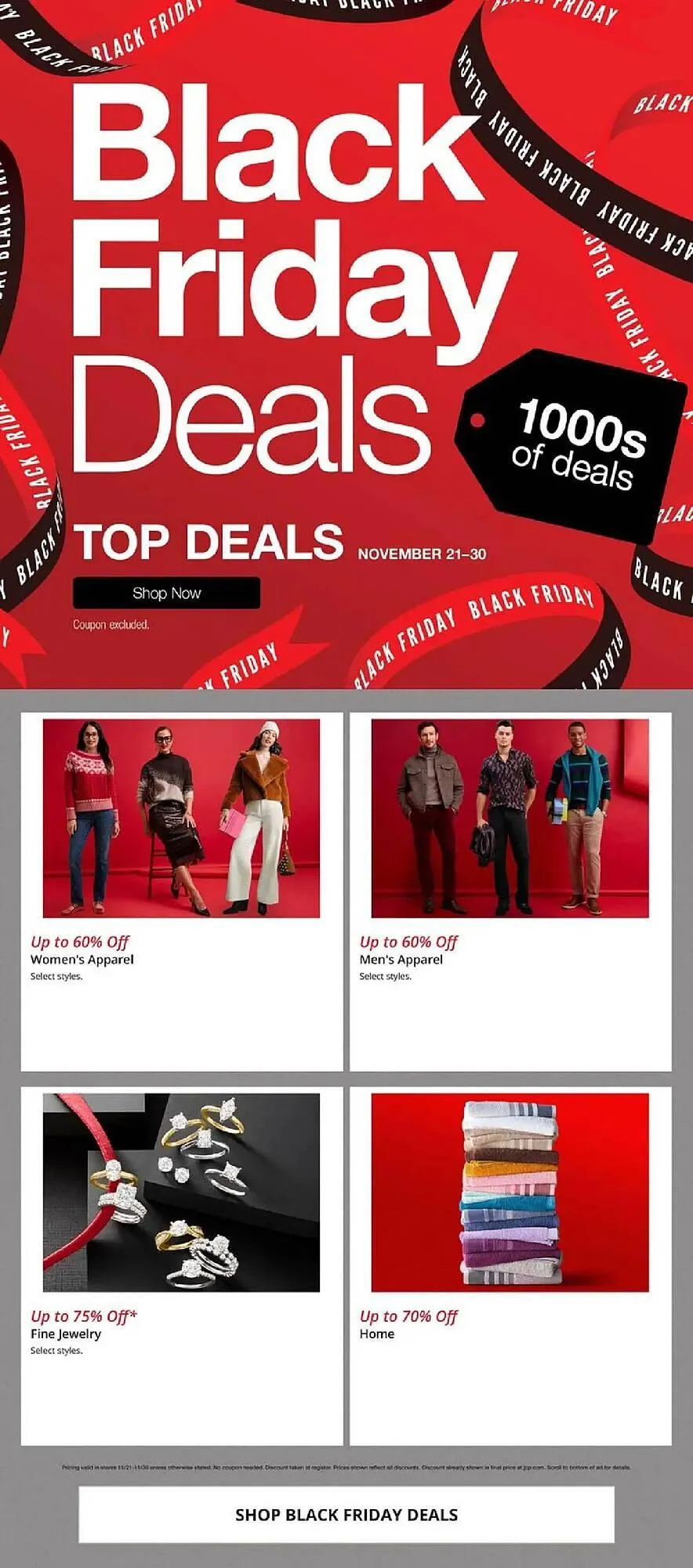 Weekly ad JC Penney weekly ad from November 21 to December 1 2025 - Page 1