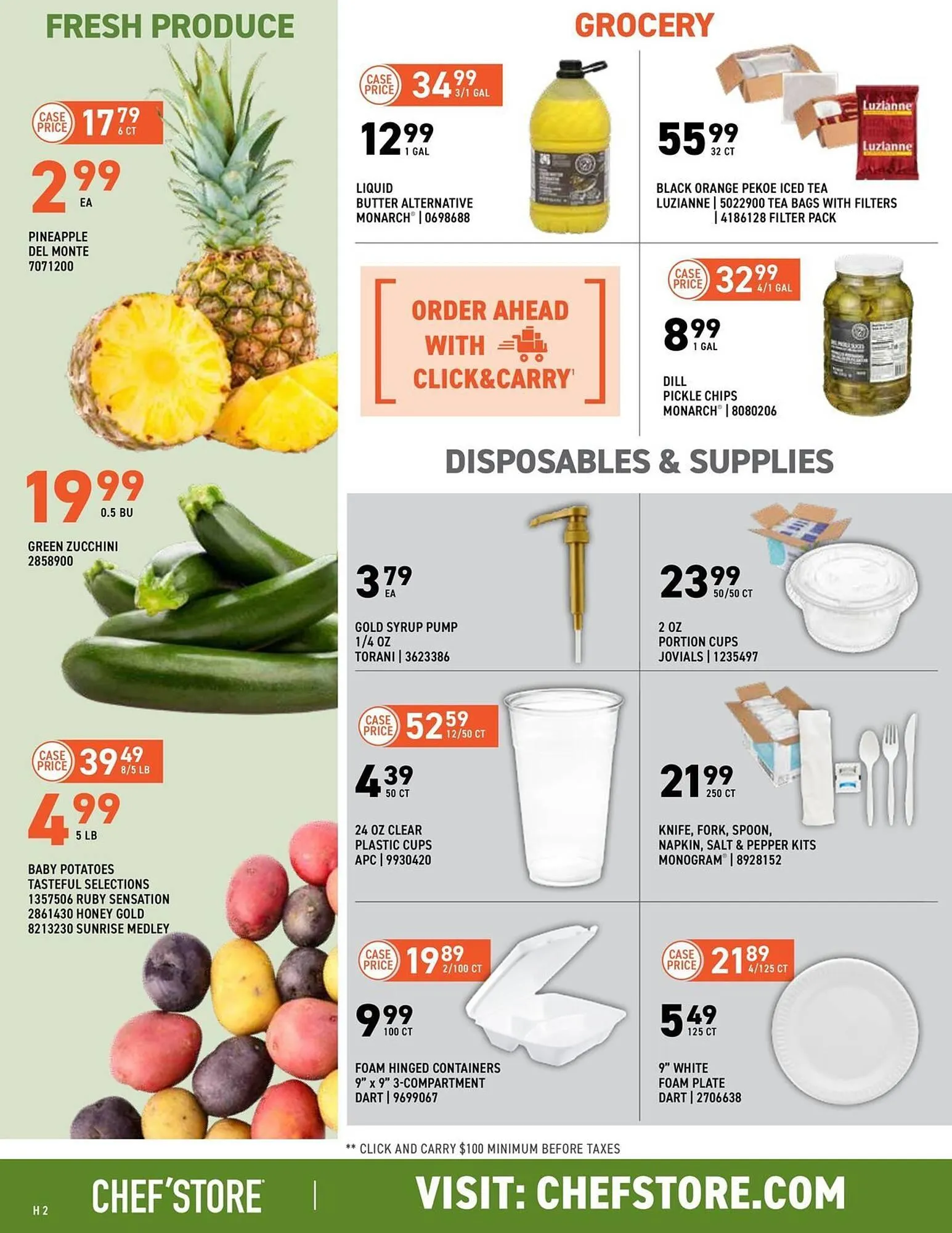 Weekly promotion US Foods Chef's Store weekly ad spanning from May 4 to May 17 2026 - Page 2 for Catalogue 365