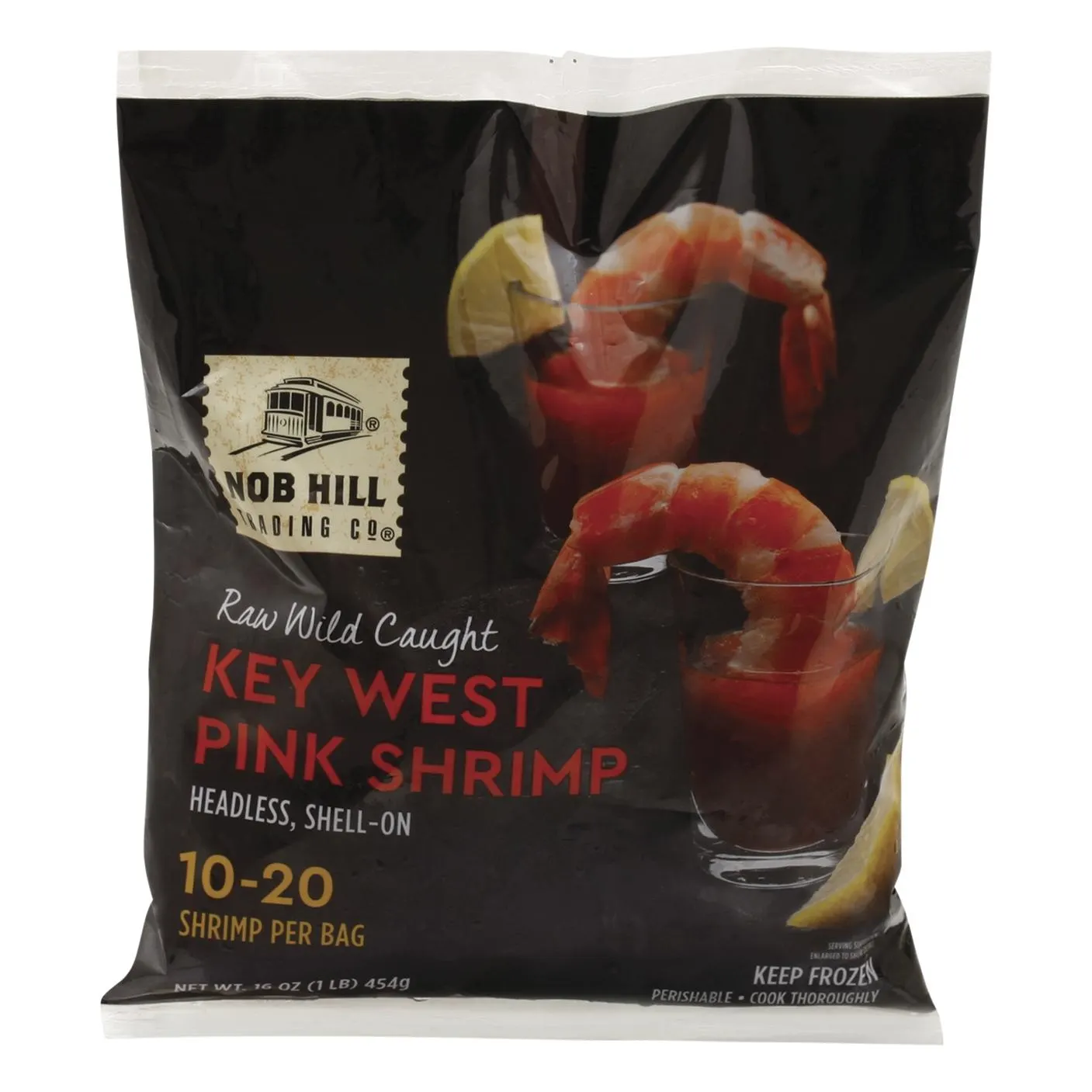 Nob Hill Trading Co. Key West Pink Shrimp, Raw, Wild Caught