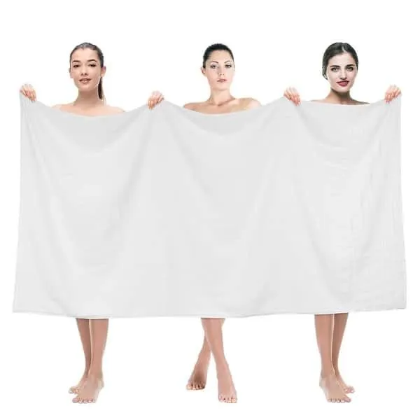American Soft Linen 100% Cotton Large Jumbo Bath Towel 35x70 Premium & Luxury Towels