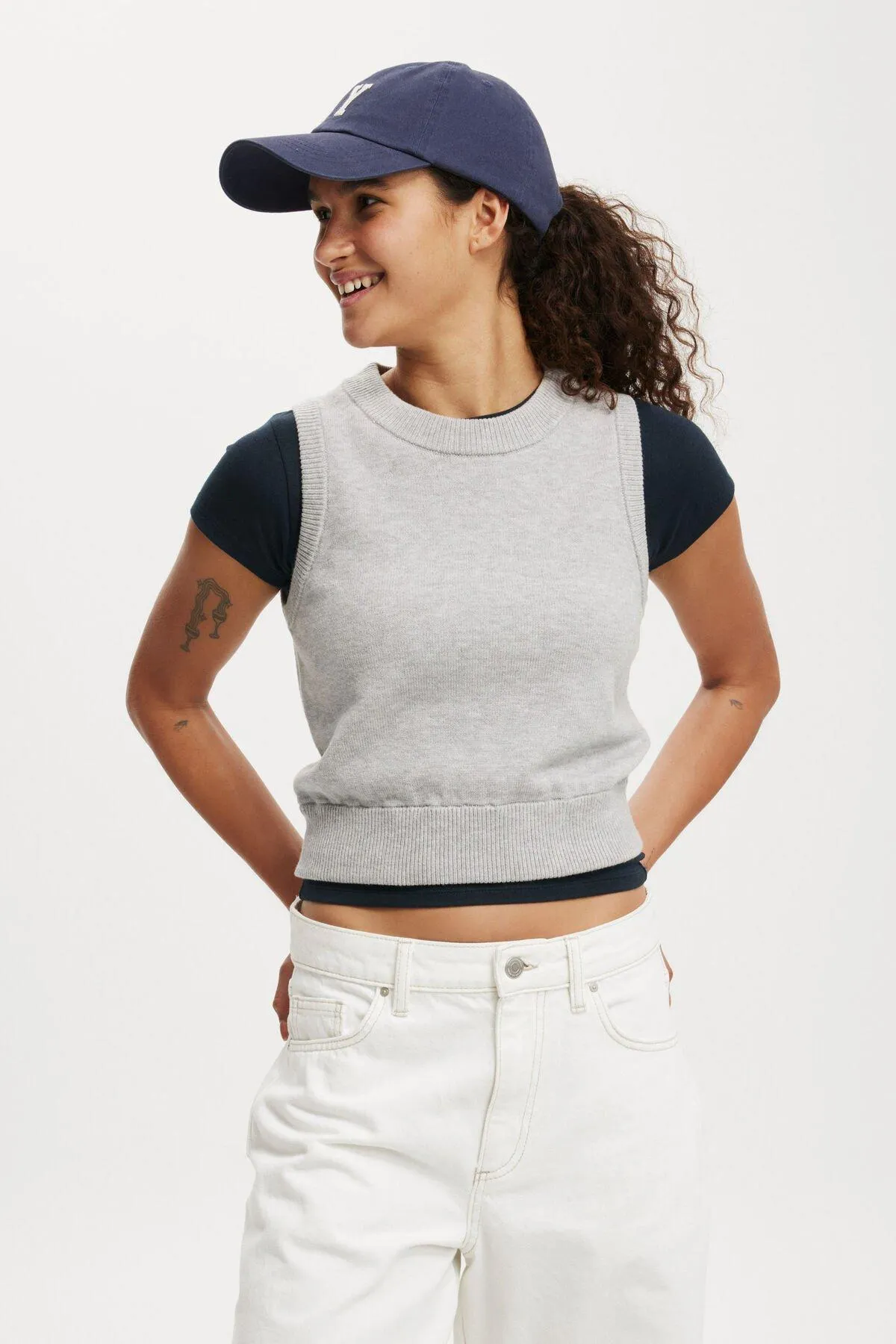 Everfine Crew Neck Vest