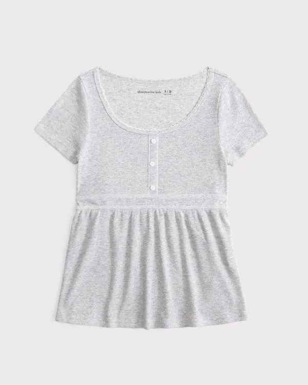 short-sleeve babydoll top