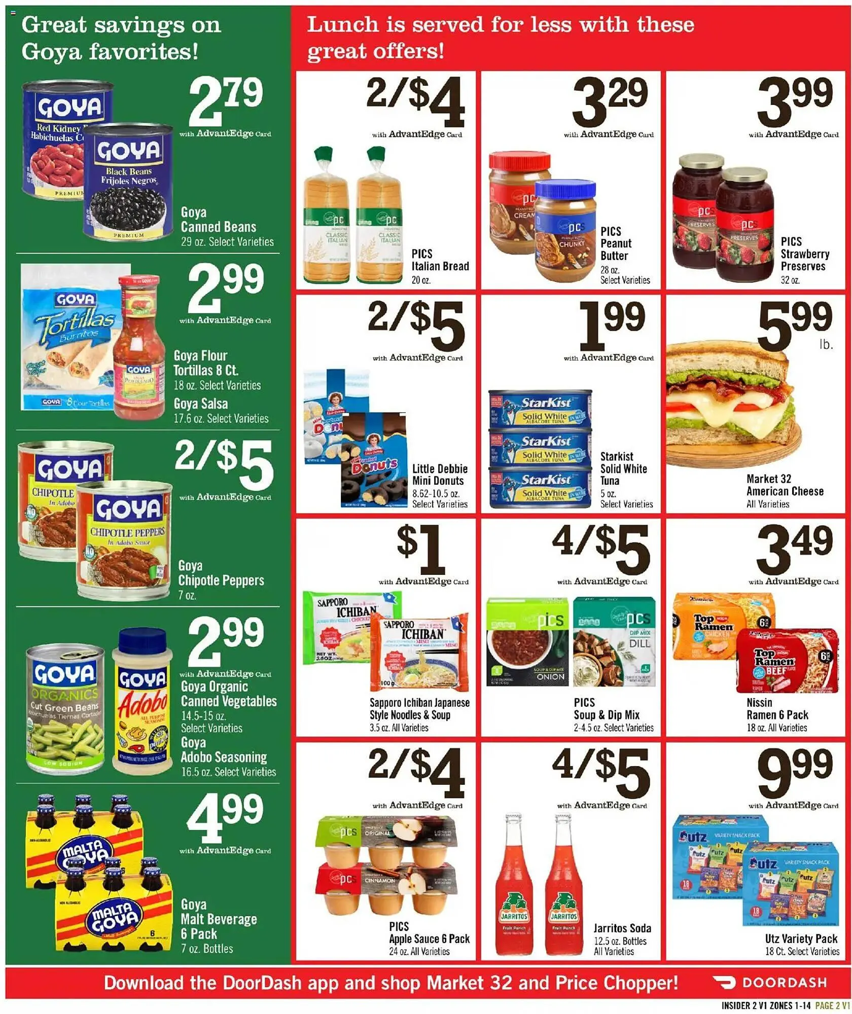 Weekly promotion Price Chopper weekly ad spanning from March 29 to May 2 2026 - Page 2 for Catalogue 365