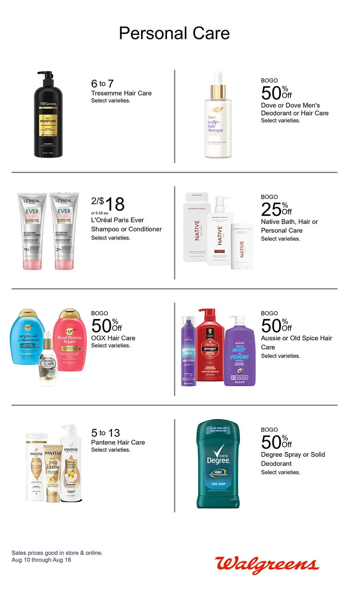 Weekly ad Walgreens Weekly Ad from August 10 to August 16 2025 - Page 20