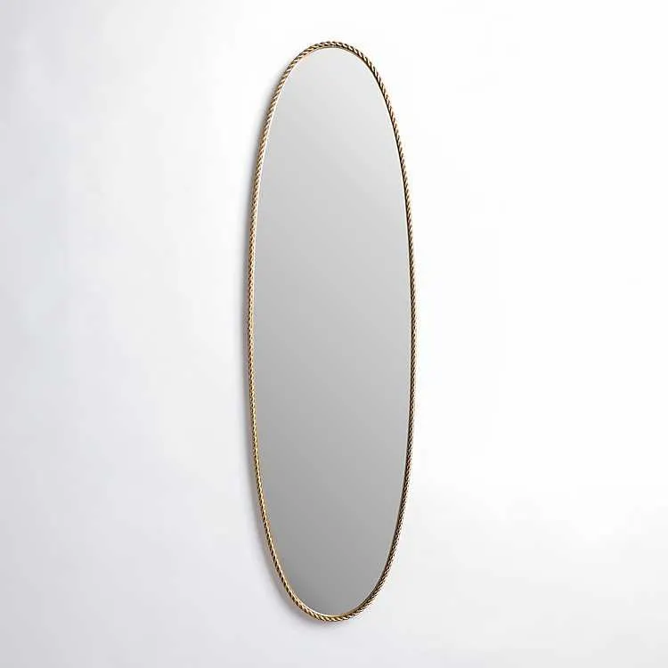 Gold Artemis Twist Frame Wall Mirror
