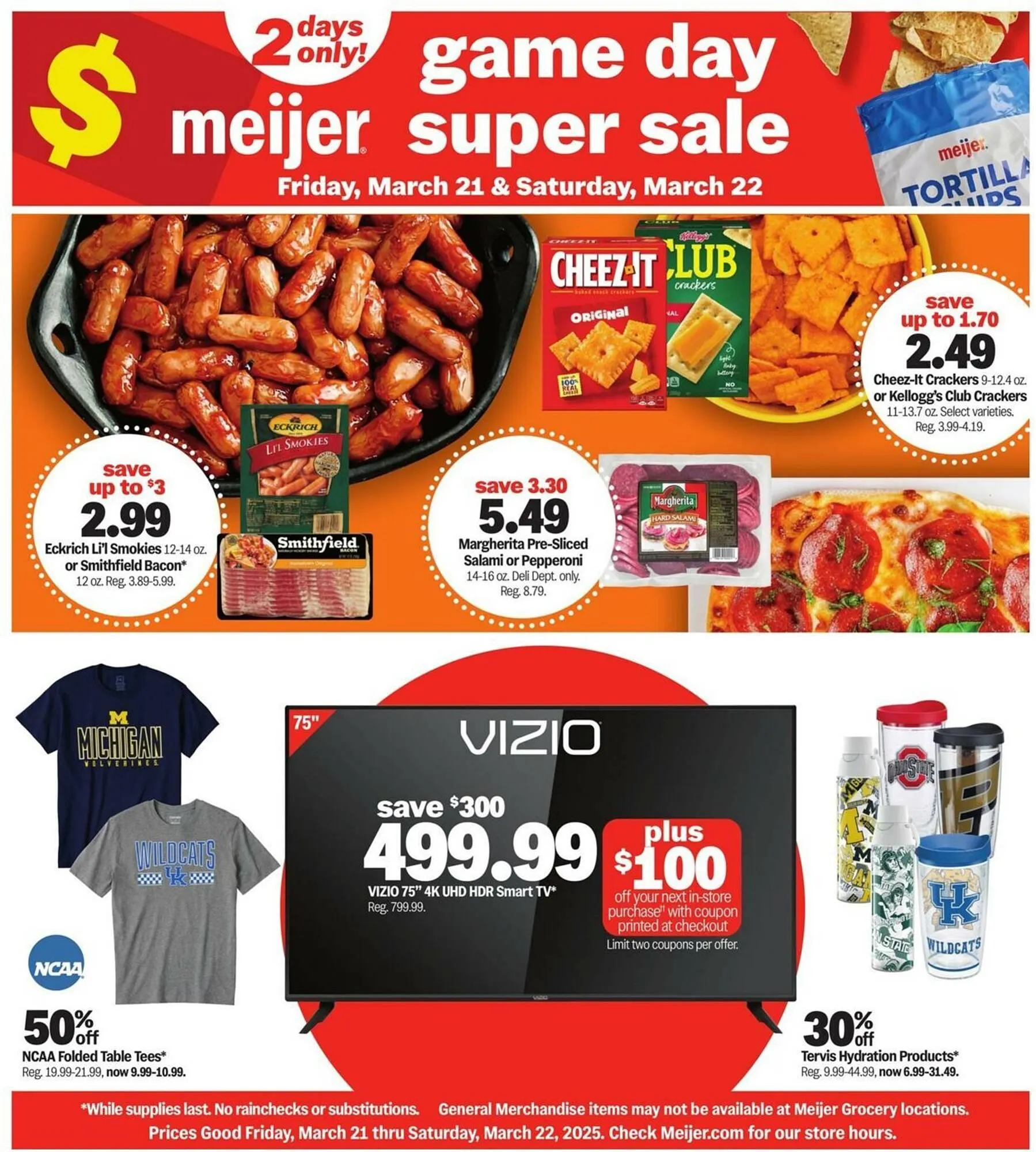 Weekly ad Meijer Weekly Ad from March 21 to March 22 2025 - Page 1