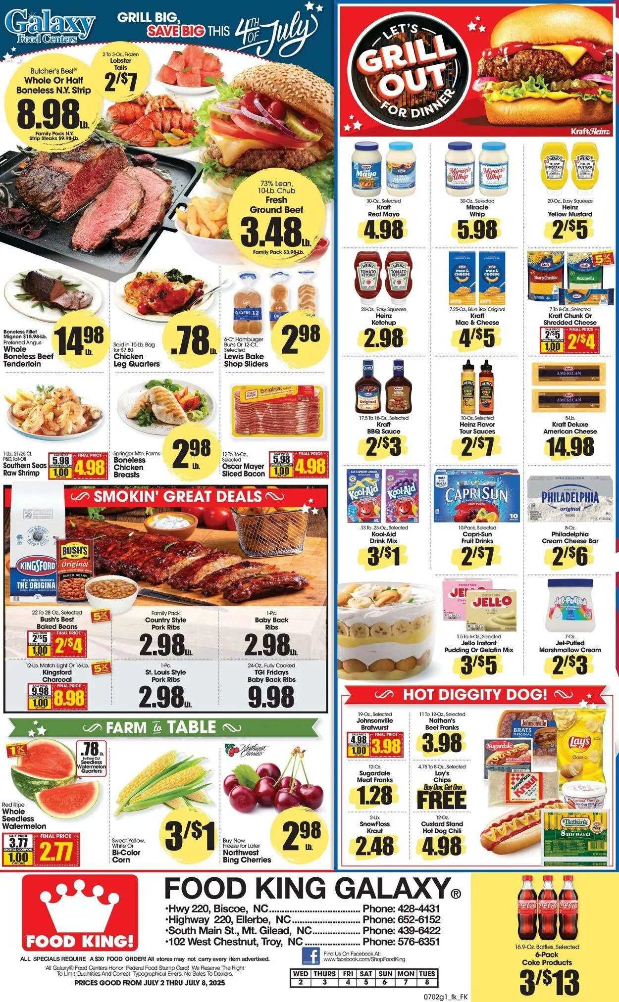 Weekly ad Food King Current weekly ad from July 2 to July 11 2025 - Page 1