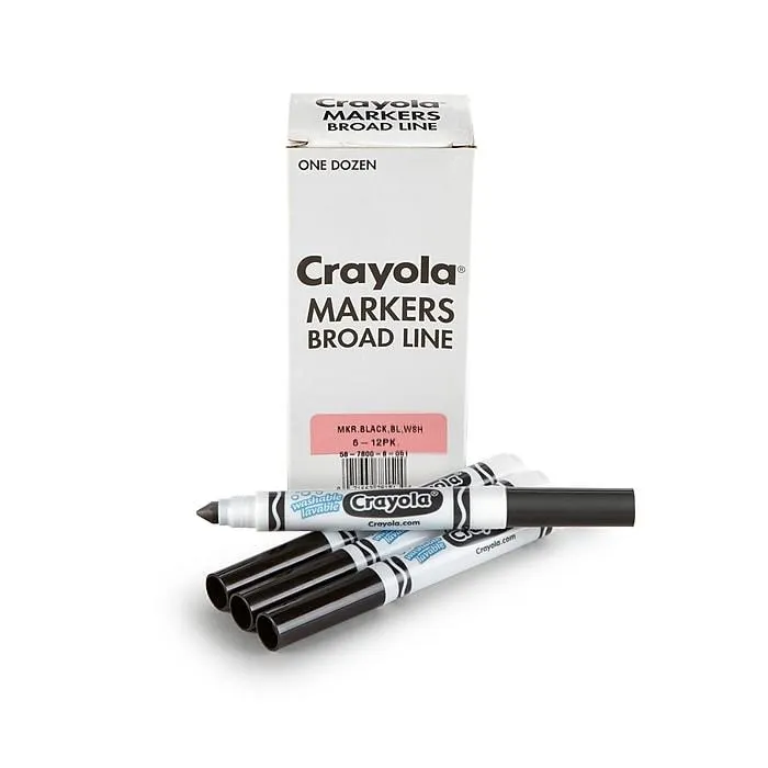 Crayola® Washable Broad Line Bulk Markers,