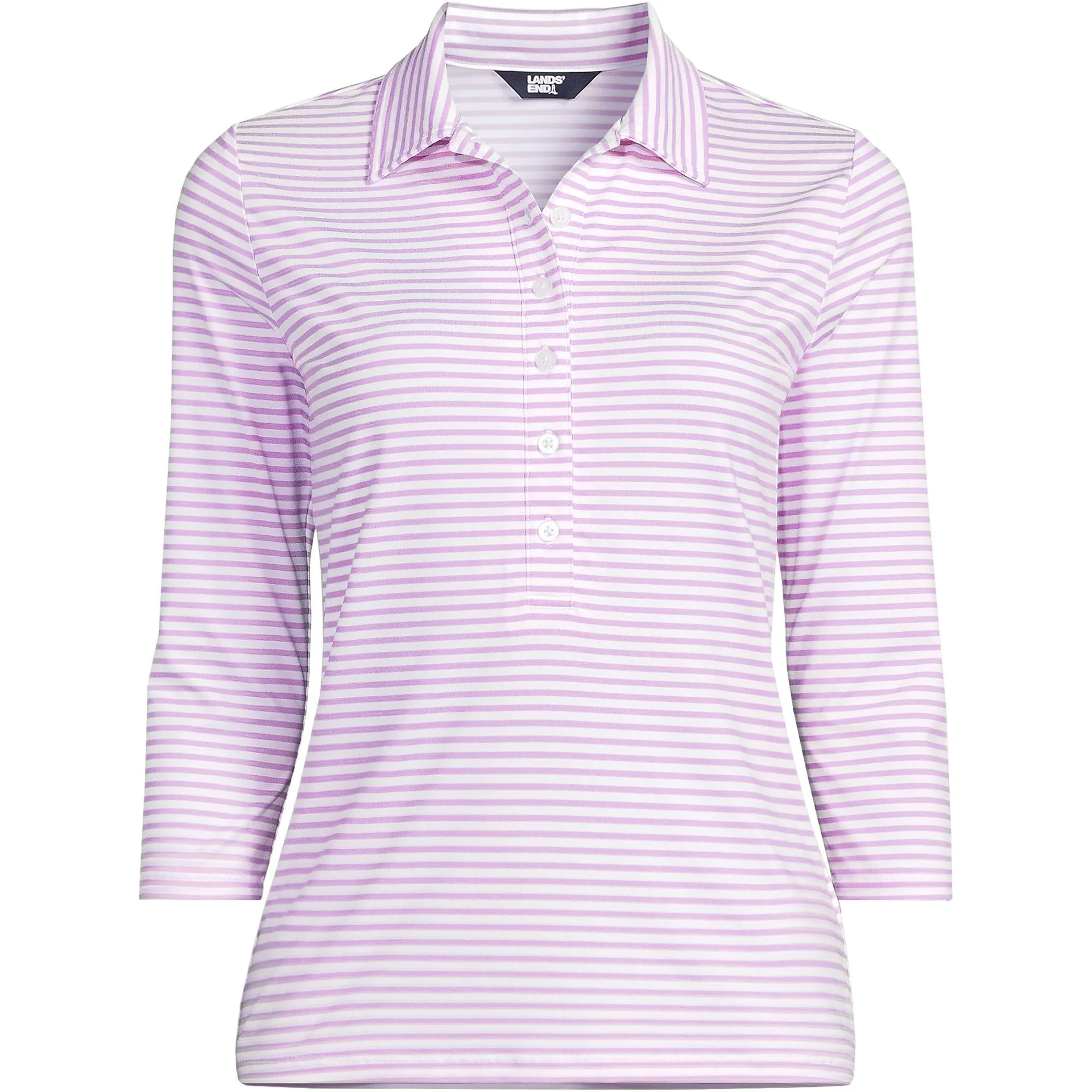 Women's 3/4 Sleeve Active Polo Shirt