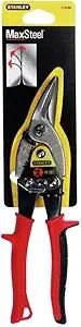 Stanley 2-14-562 Aviation Snips MaxSteel Left, Blue