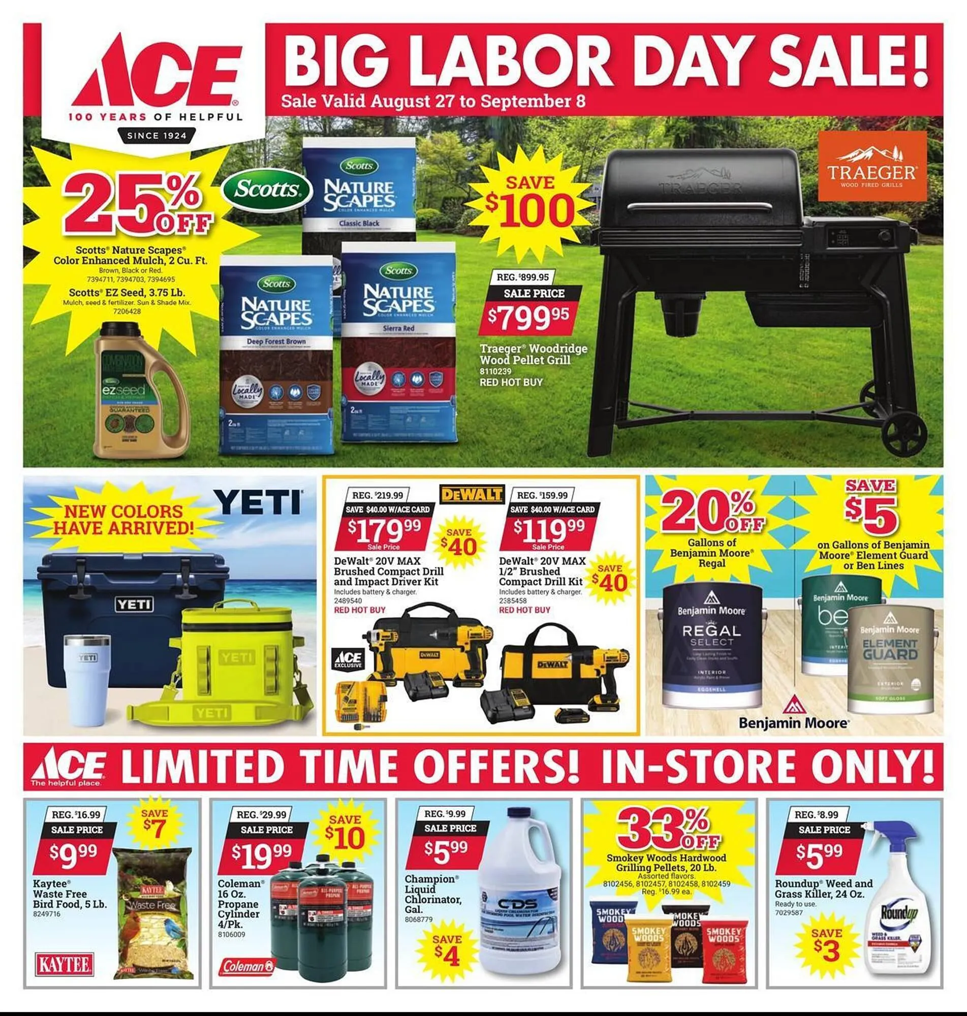 Weekly ad Ace Hardware Weekly Ad from August 27 to September 8 2025 - Page 1