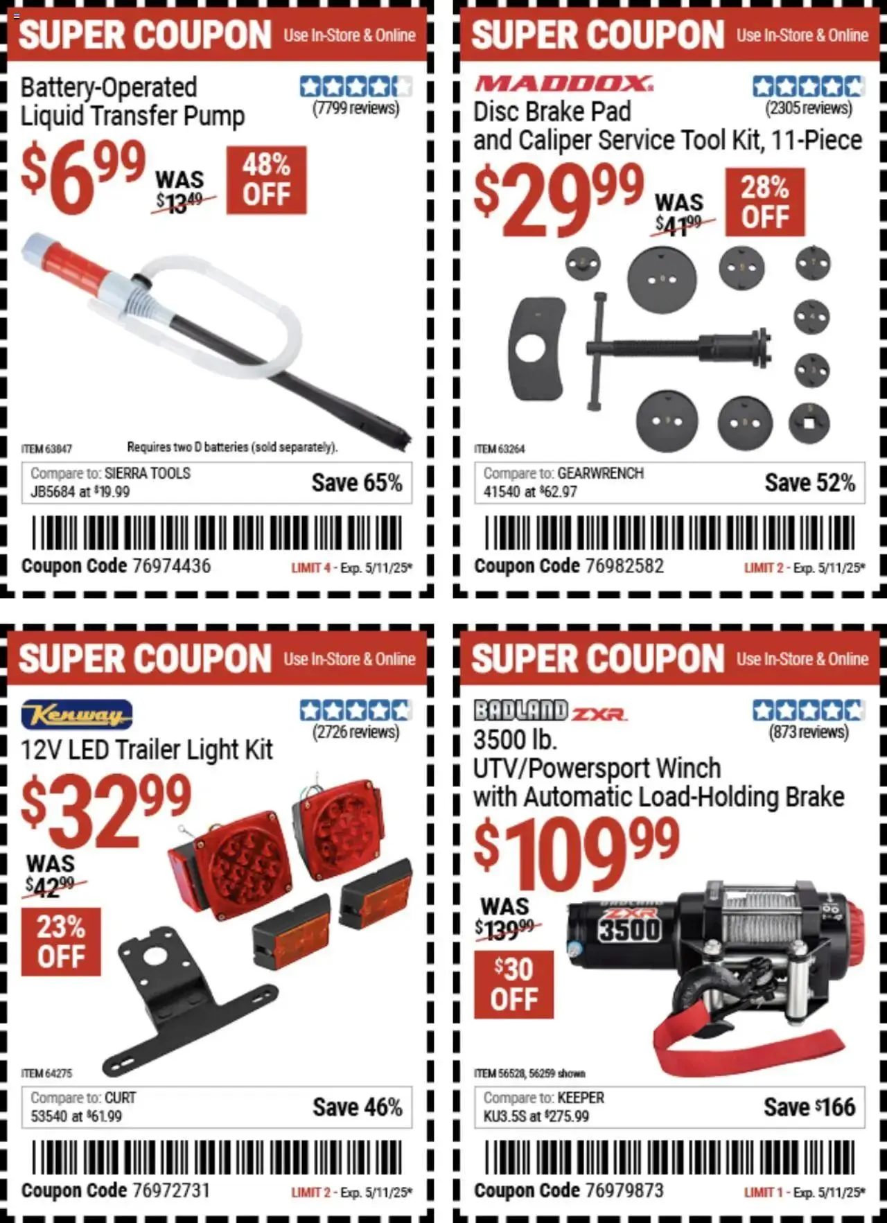 Weekly ad Harbor Freight Weekly Ad from April 28 to May 11 2025 - Page 9