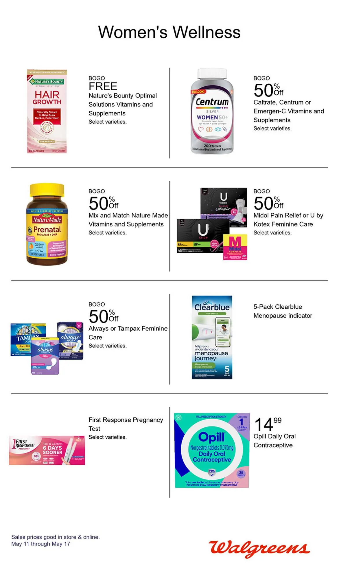 Weekly ad Walgreens Weekly Ad from May 11 to May 17 2025 - Page 14