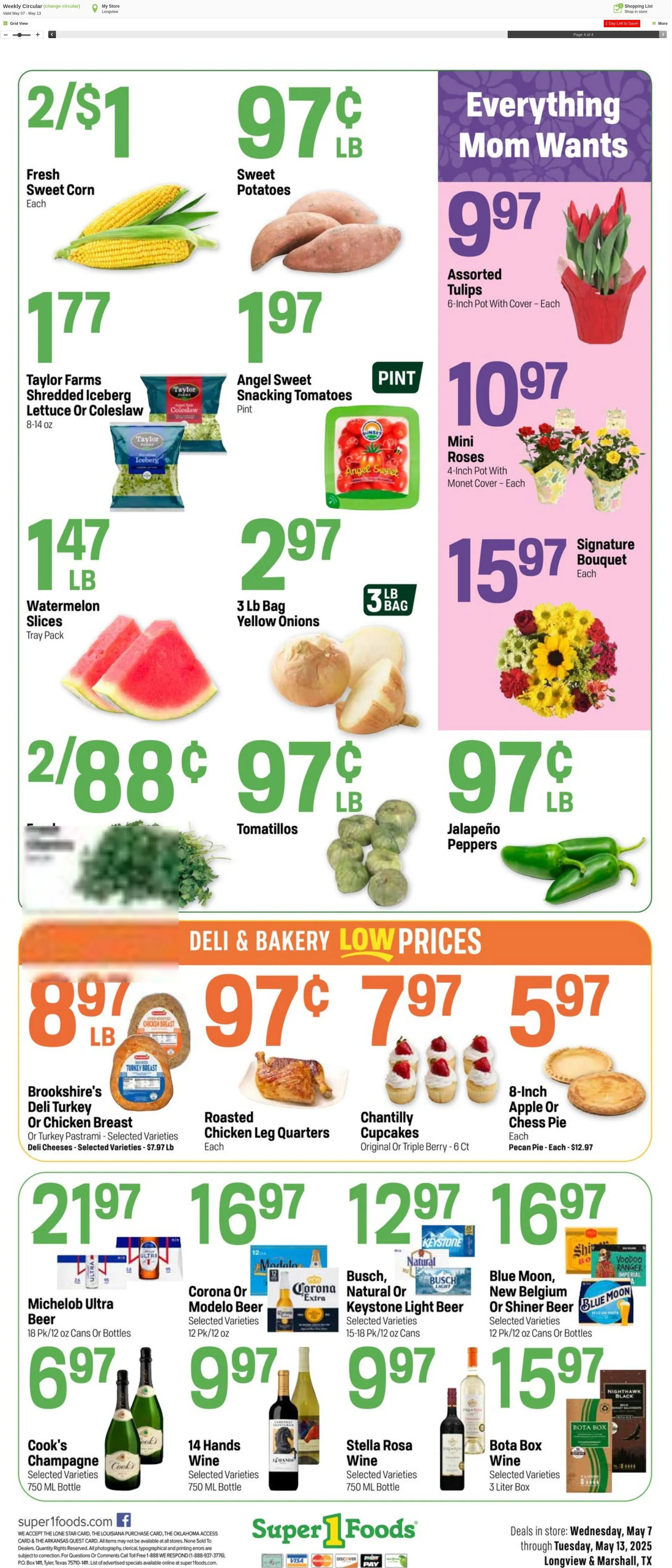 Weekly ad Super1Foods from May 14 to May 20 2025 - Page 4
