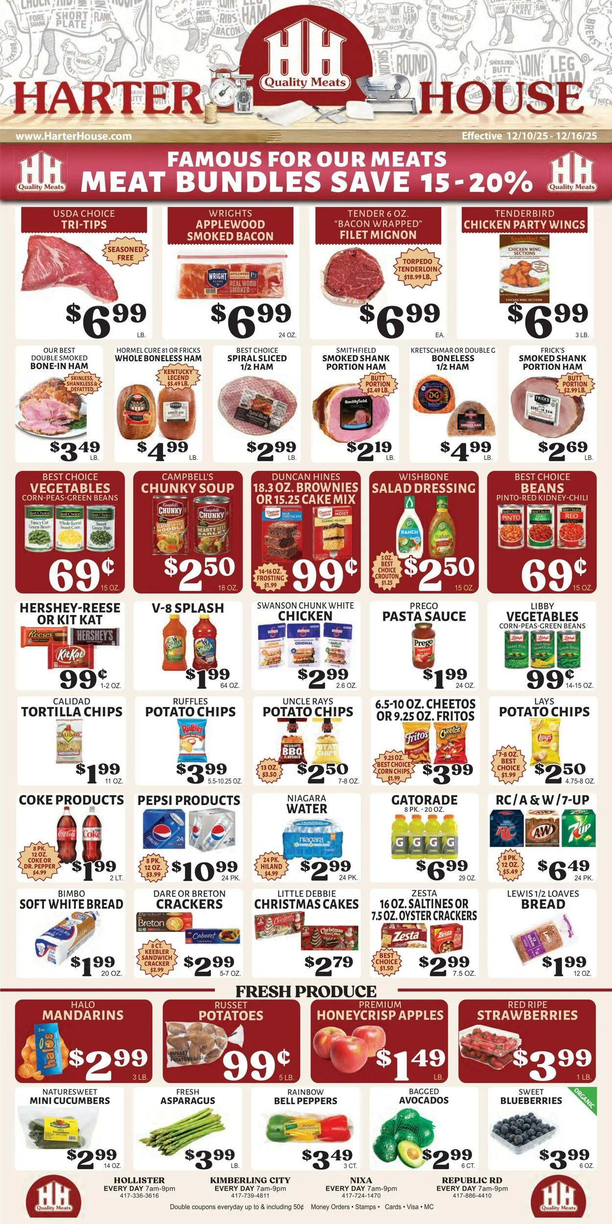 Weekly ad Harter House - Hollister from December 10 to December 16 2025 - Page 1