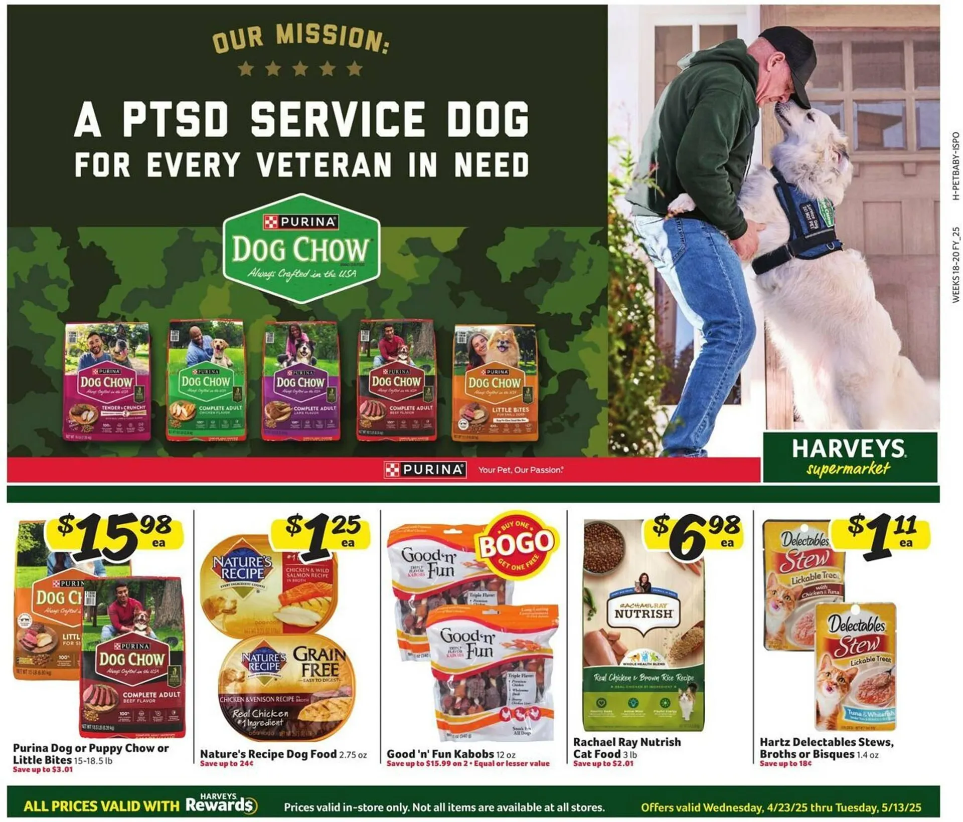Weekly ad Harveys Supermarkets Weekly Ad from April 23 to May 13 2025 - Page 1