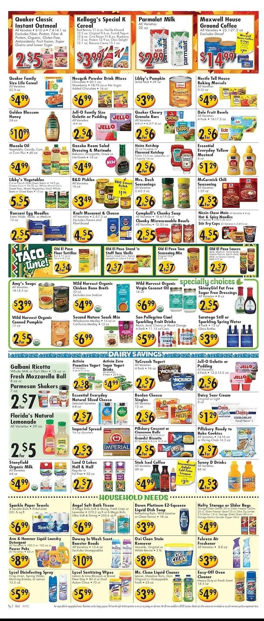 Weekly ad Ideal Food Basket circular from October 17 to October 23 2025 - Page 2