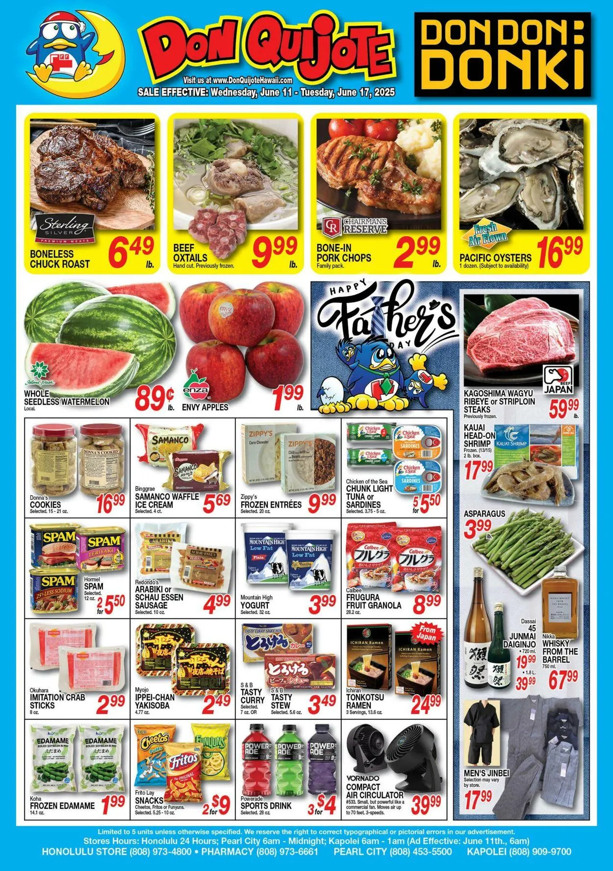 Weekly ad Don Quijote Hawaii from June 11 to June 17 2025 - Page 1
