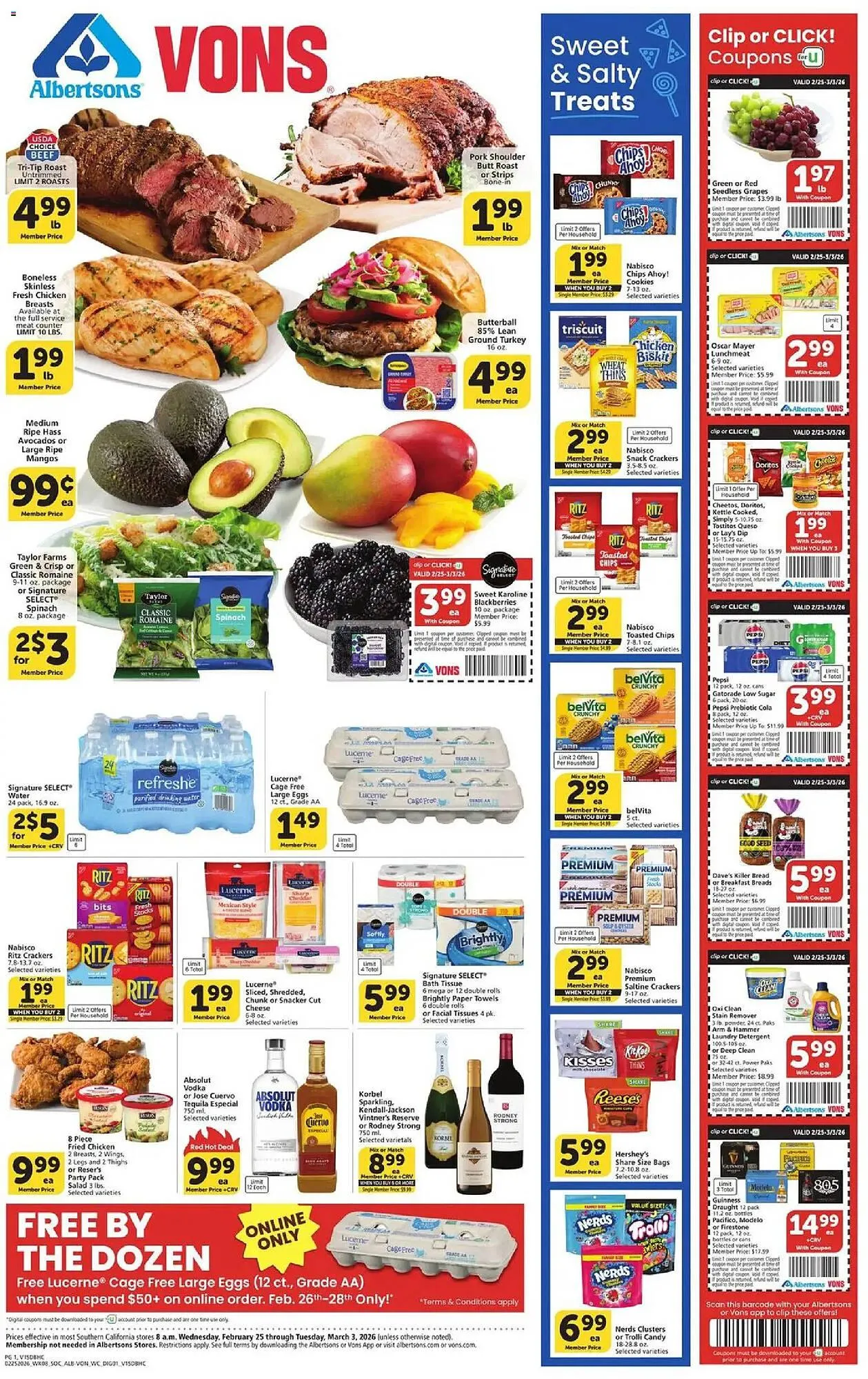 Weekly ad Vons weekly ad from February 25 to March 4 2026 - Page 1
