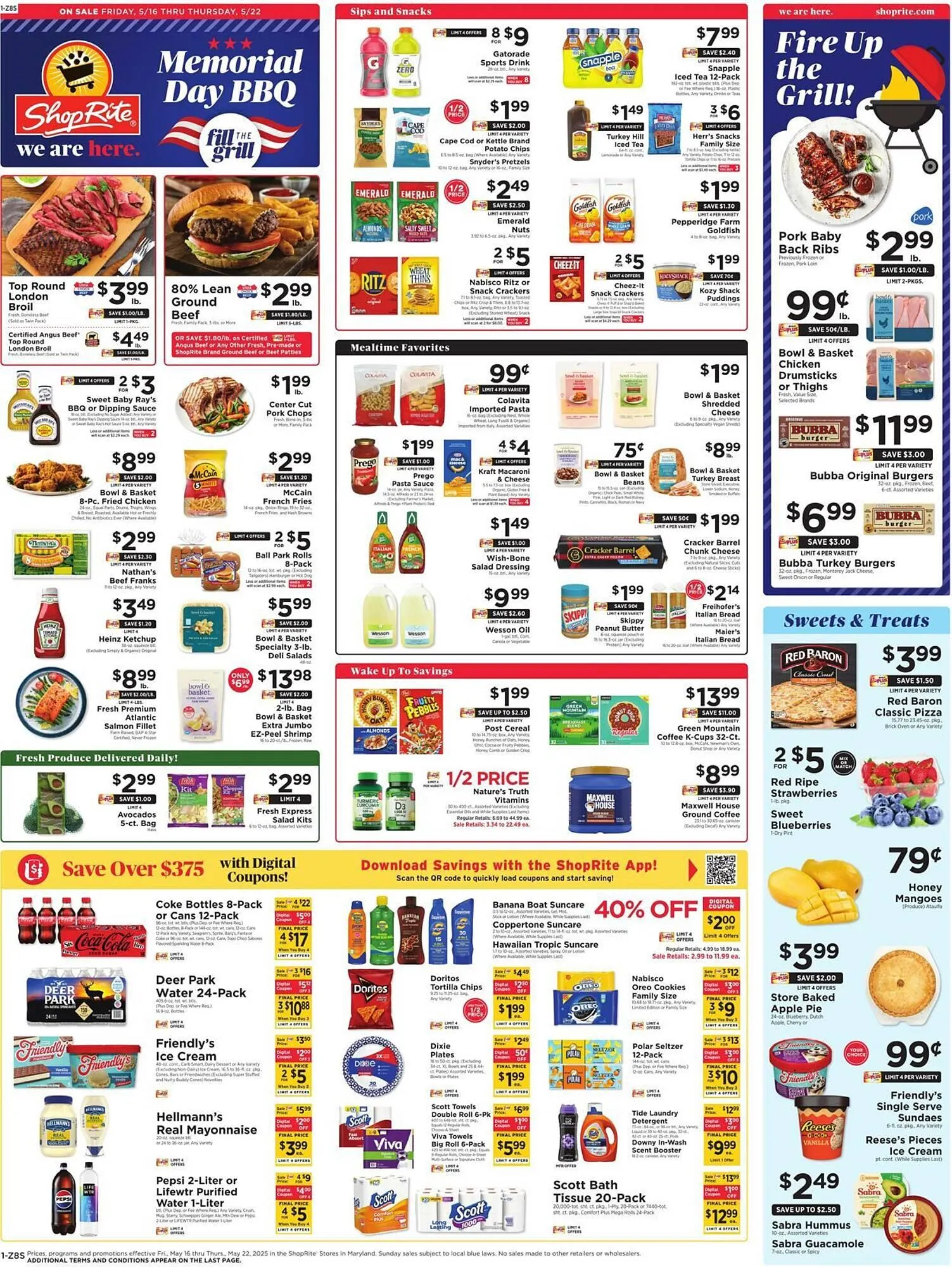 Weekly ad ShopRite Weekly Ad from May 15 to May 22 2025 - Page 1